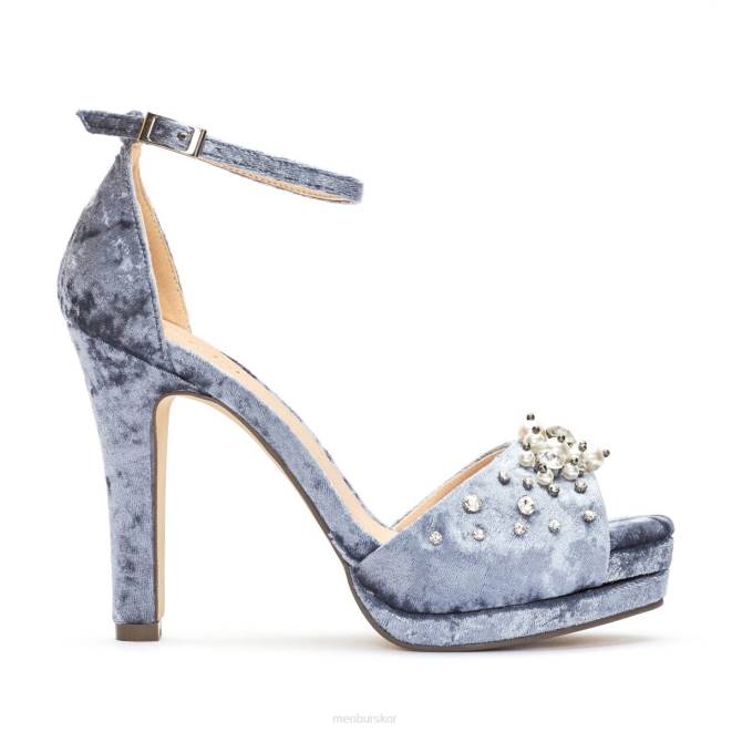 Menbur kvinnor grå candioni högklackat 608J1106