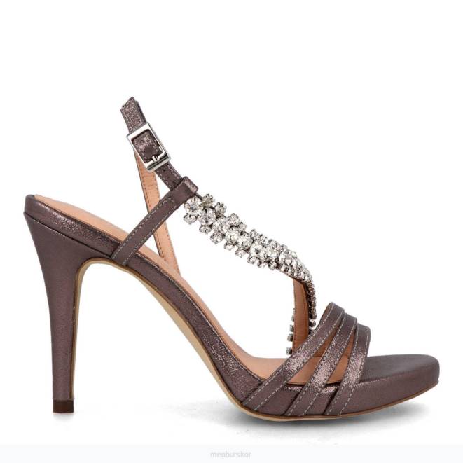 Menbur kvinnor grå capro högklackat 608J5325