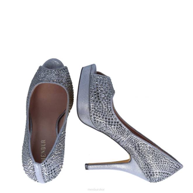 Menbur kvinnor grå cavallini högklackat 608J901