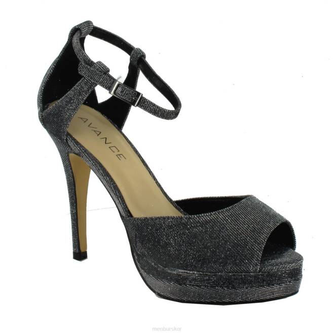 Menbur kvinnor grå chambonnier högklackat 608J4500