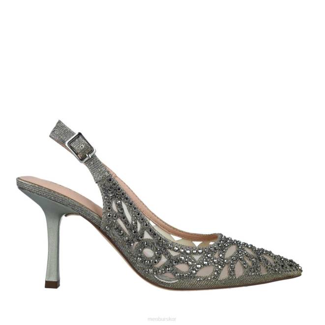 Menbur kvinnor grå clitunno högklackat 608J5111