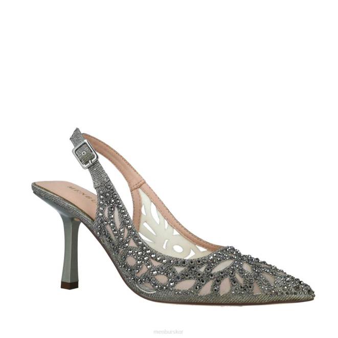 Menbur kvinnor grå clitunno högklackat 608J5111