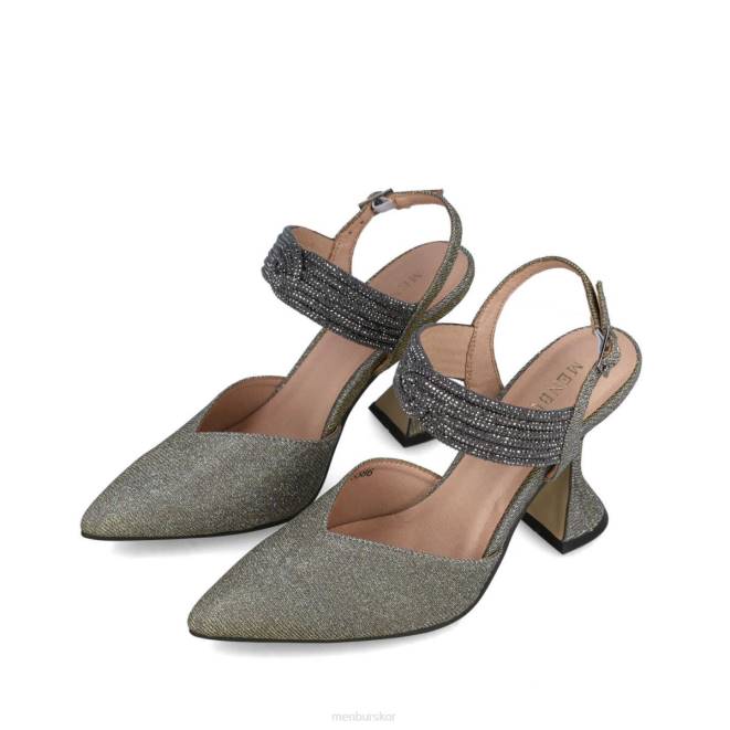 Menbur kvinnor grå cuarzo högklackat 608J3761