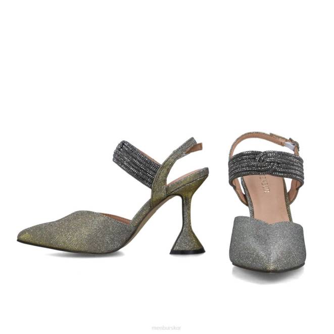 Menbur kvinnor grå cuarzo högklackat 608J3761