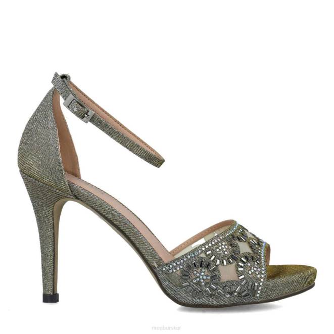 Menbur kvinnor grå hambergita högklackat 608J805