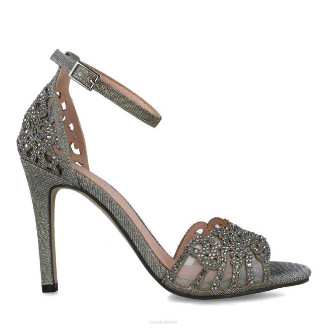 Menbur kvinnor grå hiddenita högklackat 608J3769