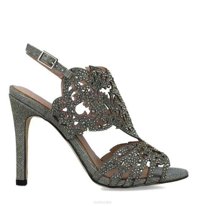 Menbur kvinnor grå hiddenita högklackat 608J3883