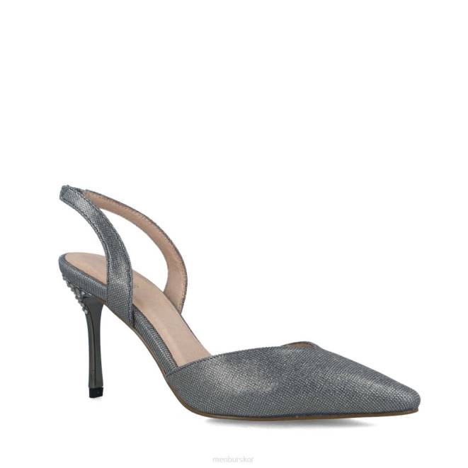 Menbur kvinnor grå lepidolita högklackat 608J3897