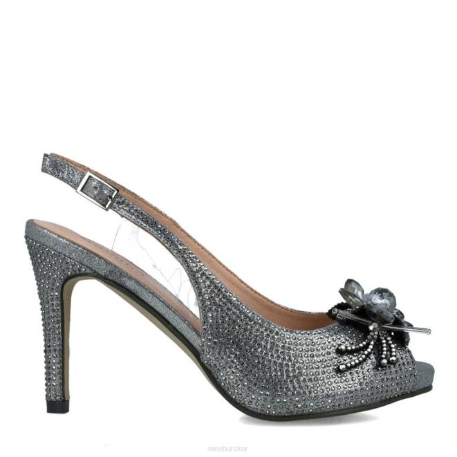 Menbur kvinnor grå melanita högklackat 608J3868