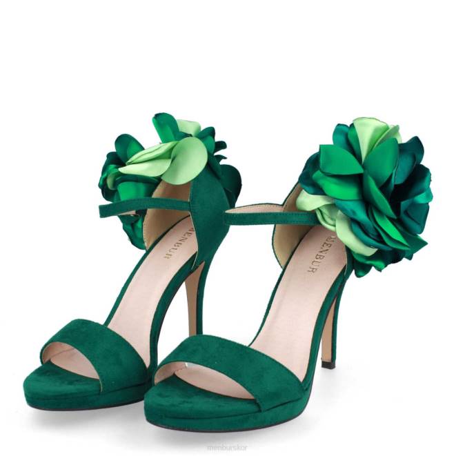Menbur kvinnor grön andrano högklackat 608J4005