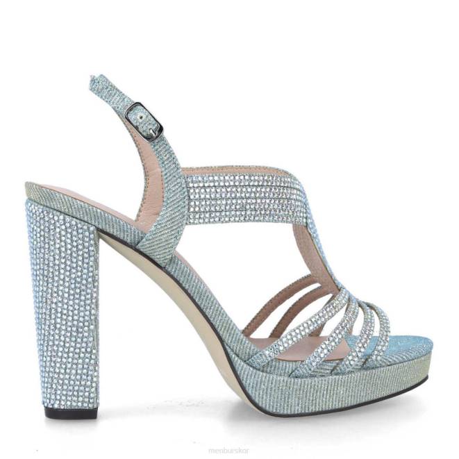 Menbur kvinnor grön ansed högklackat 608J4068