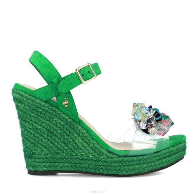 Menbur kvinnor grön caminetto högklackat 608J5145