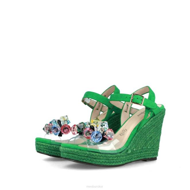 Menbur kvinnor grön caminetto högklackat 608J5145