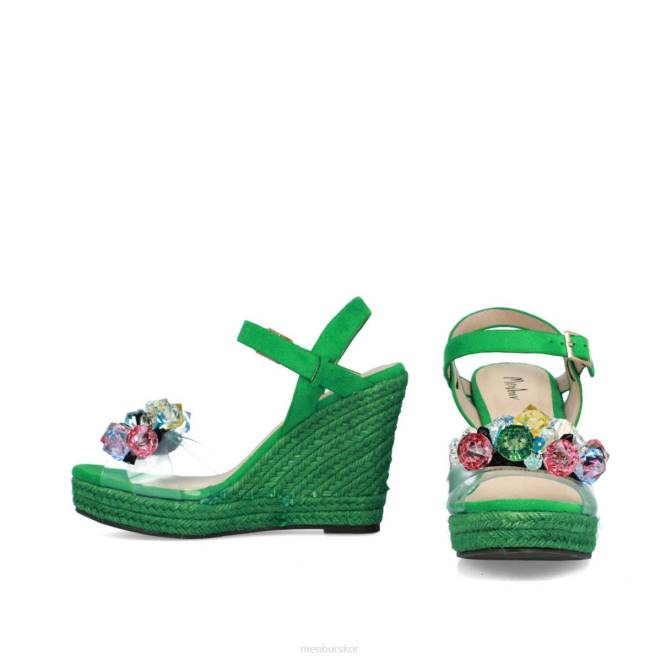 Menbur kvinnor grön caminetto högklackat 608J5145