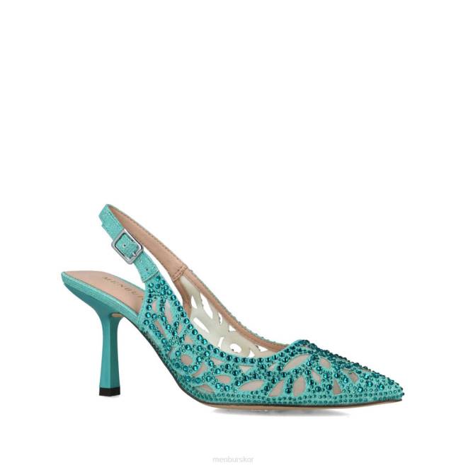 Menbur kvinnor grön clitunno högklackat 608J5113