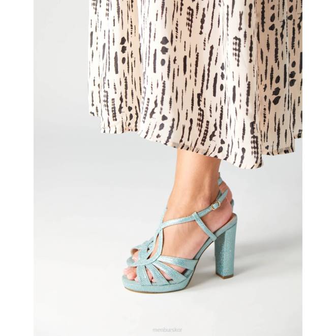 Menbur kvinnor grön creonte högklackat 608J3996