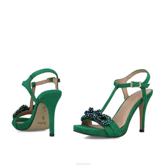 Menbur kvinnor grön eter högklackat 608J4039