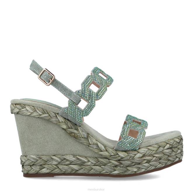 Menbur kvinnor grön heosforo högklackat 608J4996