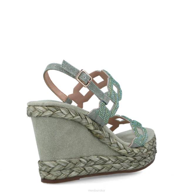 Menbur kvinnor grön heosforo högklackat 608J4996