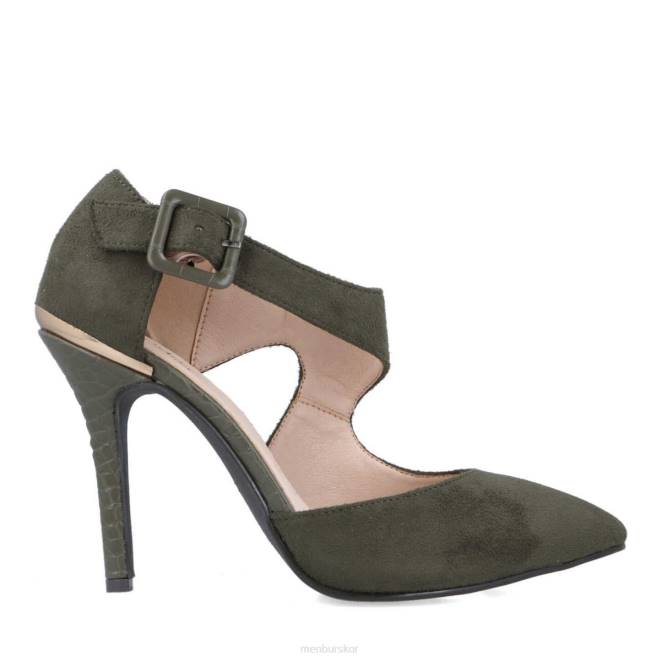 Menbur kvinnor grön kreta högklackat 608J5414