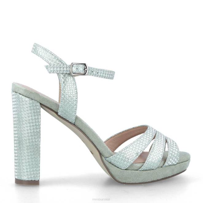 Menbur kvinnor grön piceno högklackat 608J5299