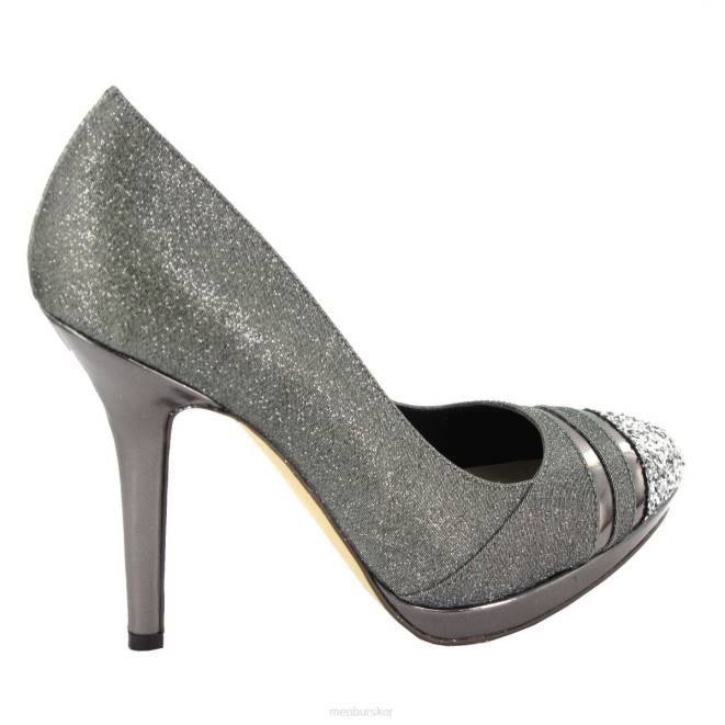 Menbur kvinnor grå rosales högklackat 608J4730