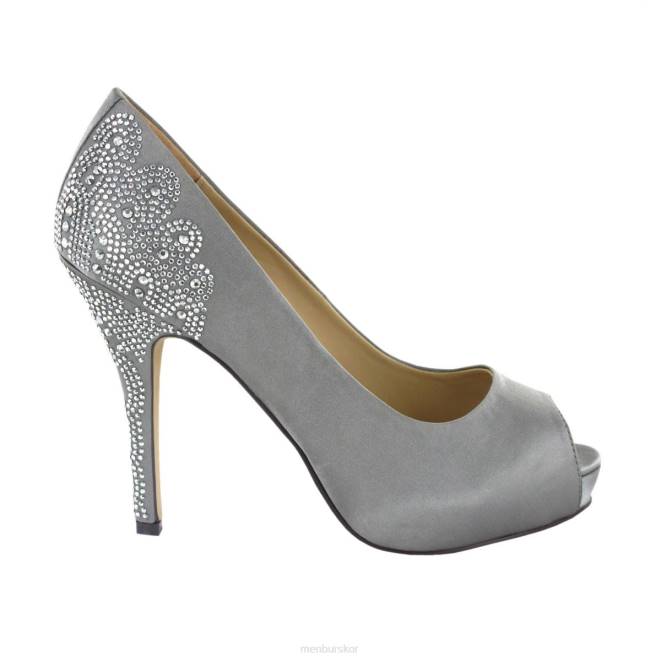 Menbur kvinnor grå sanco högklackat 608J4680