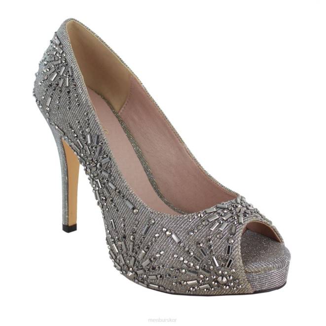 Menbur kvinnor grå solbiate högklackat 608J999