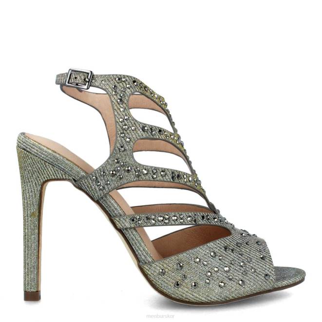 Menbur kvinnor grå sterpeto högklackat 608J4196