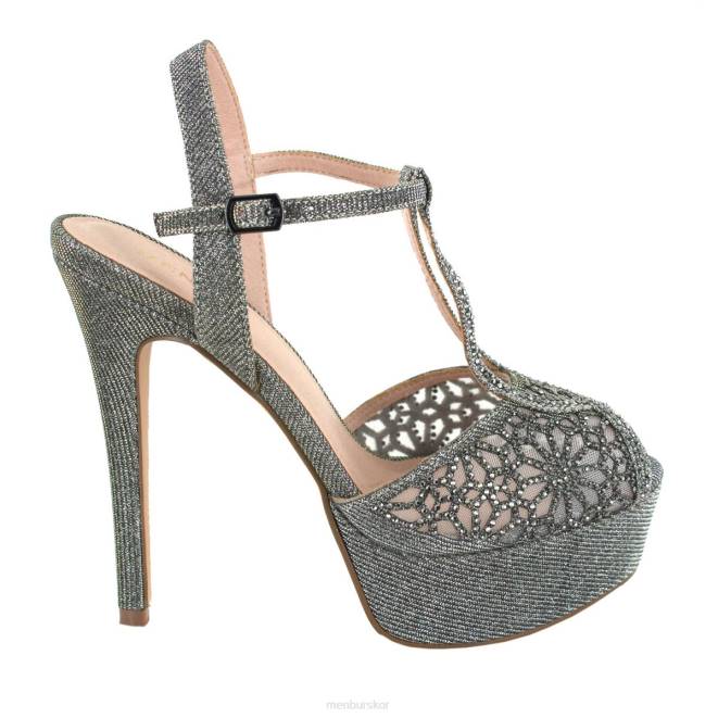 Menbur kvinnor grå tarano högklackat 608J914