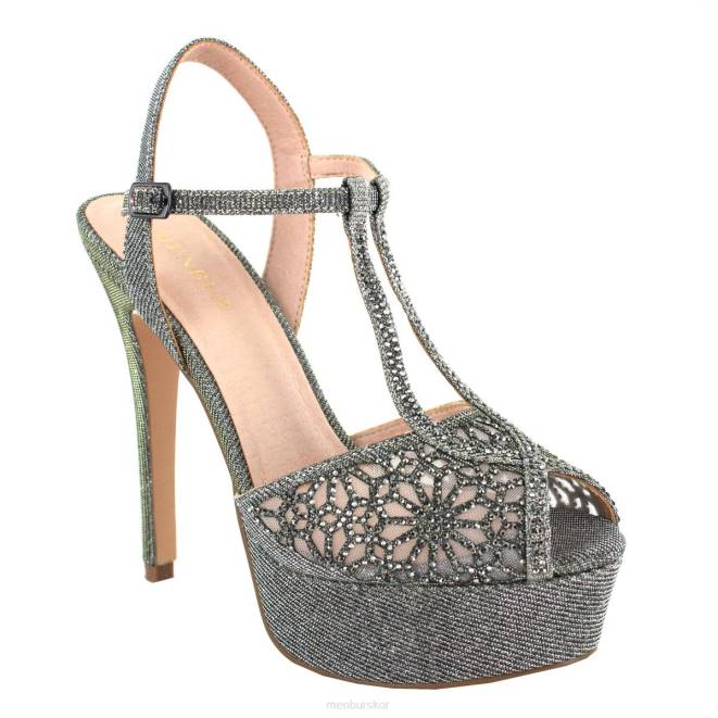 Menbur kvinnor grå tarano högklackat 608J914
