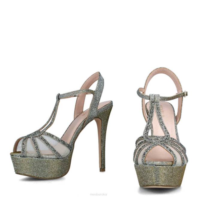 Menbur kvinnor grå tarmeno högklackat 608J4136