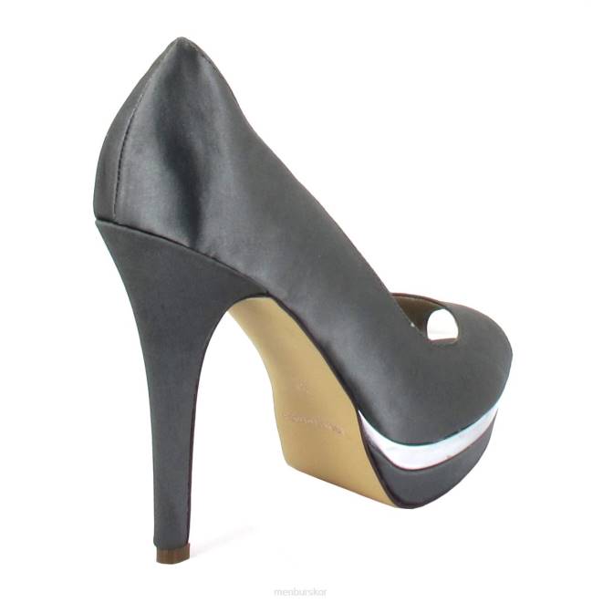 Menbur kvinnor grå väsen högklackat 608J4525