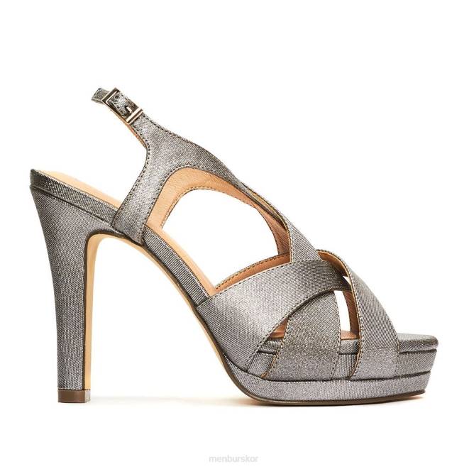 Menbur kvinnor grå villata högklackat 608J4470