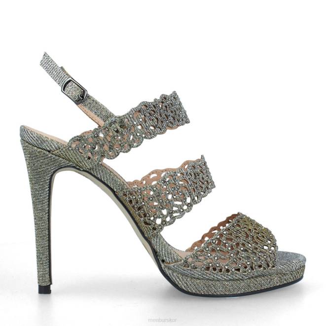 Menbur kvinnor grå volturino högklackat 608J4167