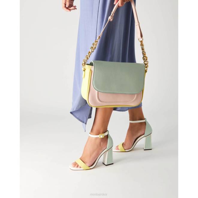 Menbur kvinnor gul agumes högklackat 608J827