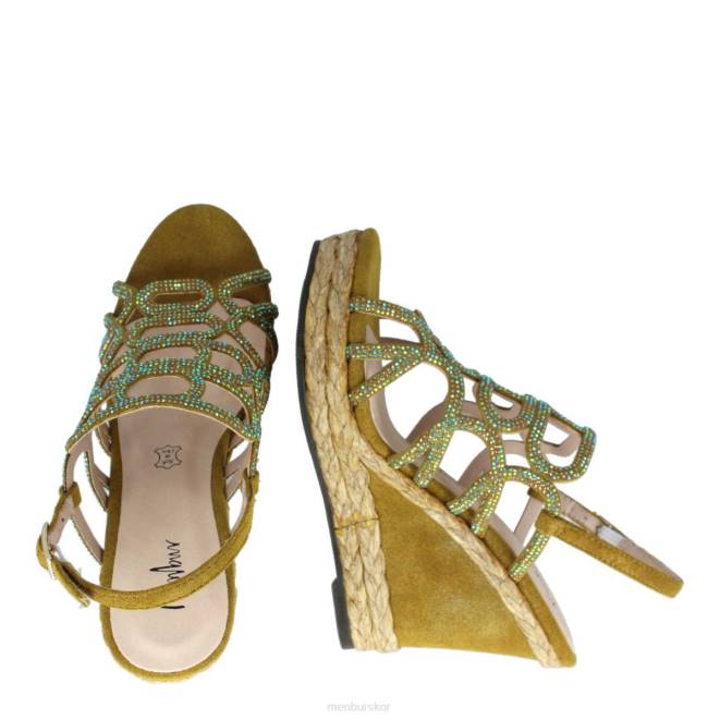 Menbur kvinnor gul airola högklackat 608J860