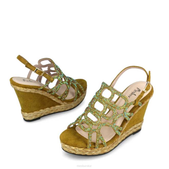 Menbur kvinnor gul airola högklackat 608J860