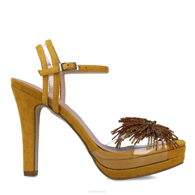 Menbur kvinnor gul azzate högklackat 608J4818