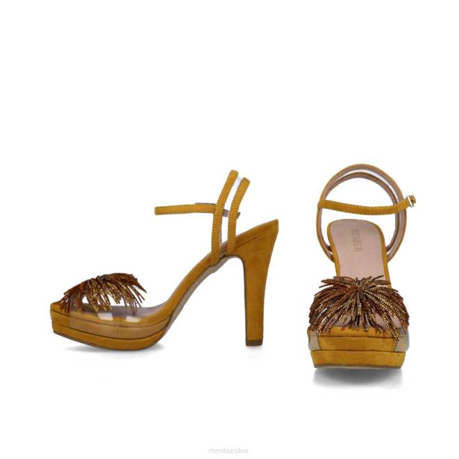 Menbur kvinnor gul azzate högklackat 608J4818