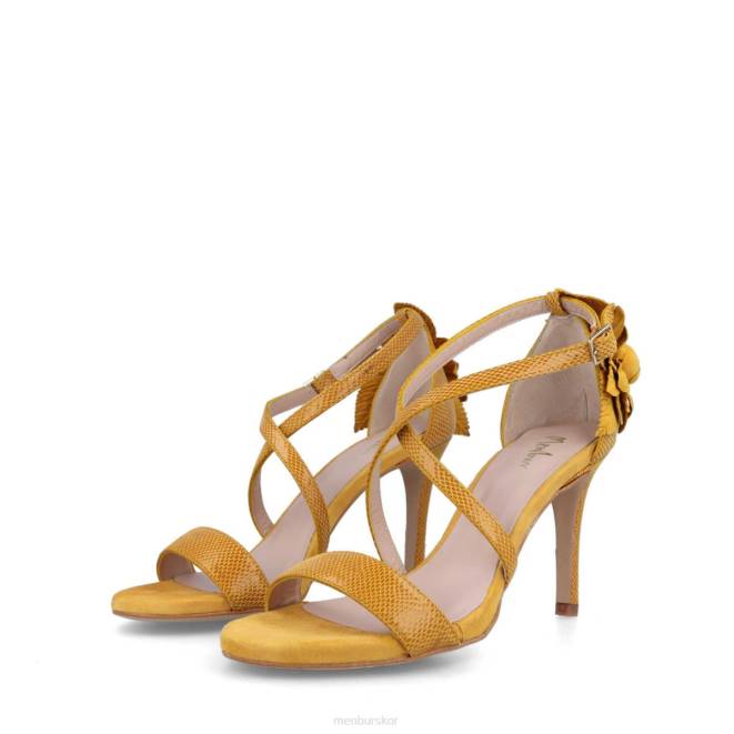 Menbur kvinnor gul bianchi högklackat 608J4574