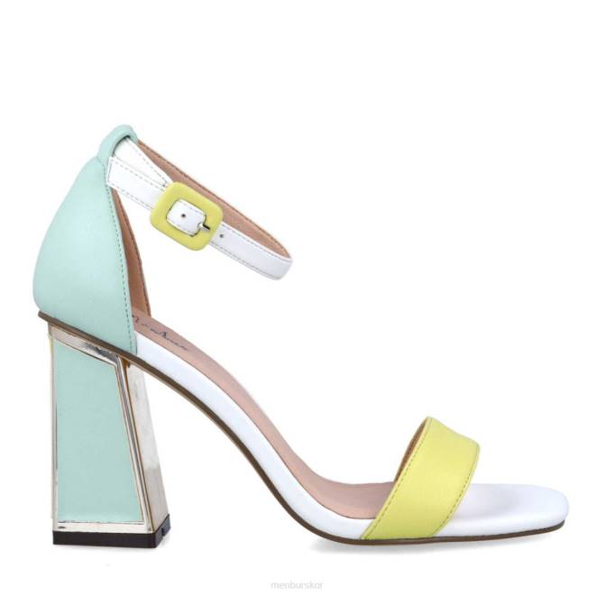 Menbur kvinnor gul camedo högklackat 608J5448