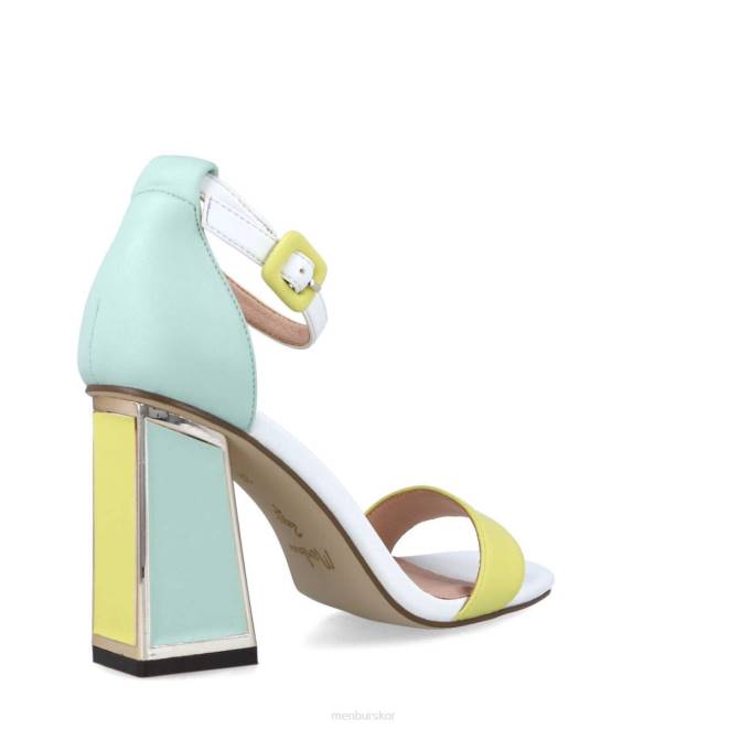 Menbur kvinnor gul camedo högklackat 608J5448