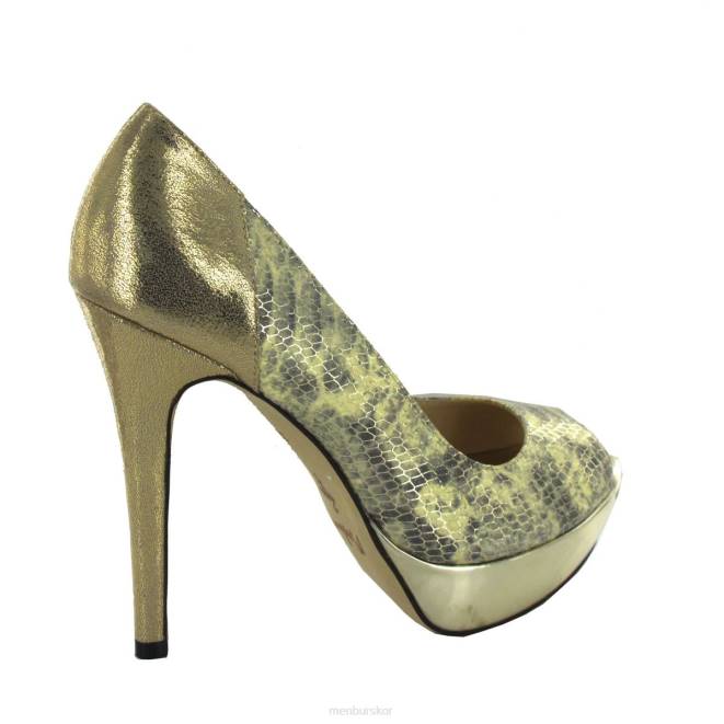 Menbur kvinnor gul dollar 2 högklackat 608J1164