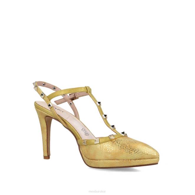 Menbur kvinnor gul erinia högklackat 608J5409