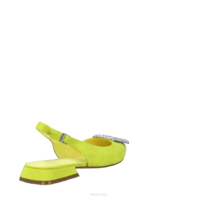 Menbur kvinnor gul fraus högklackat 608J5102