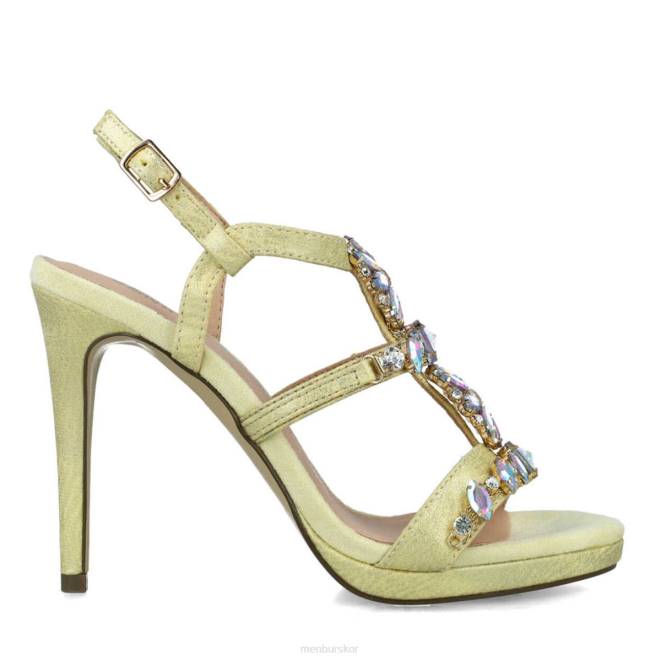 Menbur kvinnor gul medusa högklackat 608J3945