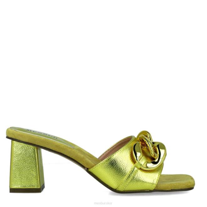 Menbur kvinnor gul meliade högklackat 608J3939