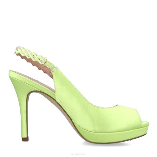Menbur kvinnor gul psique högklackat 608J4853