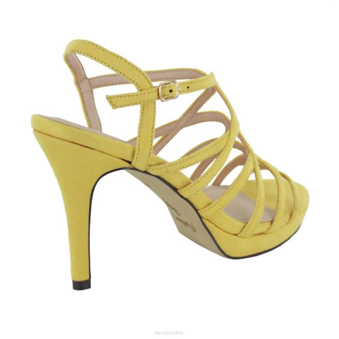 Menbur kvinnor gul tendola högklackat 608J1032